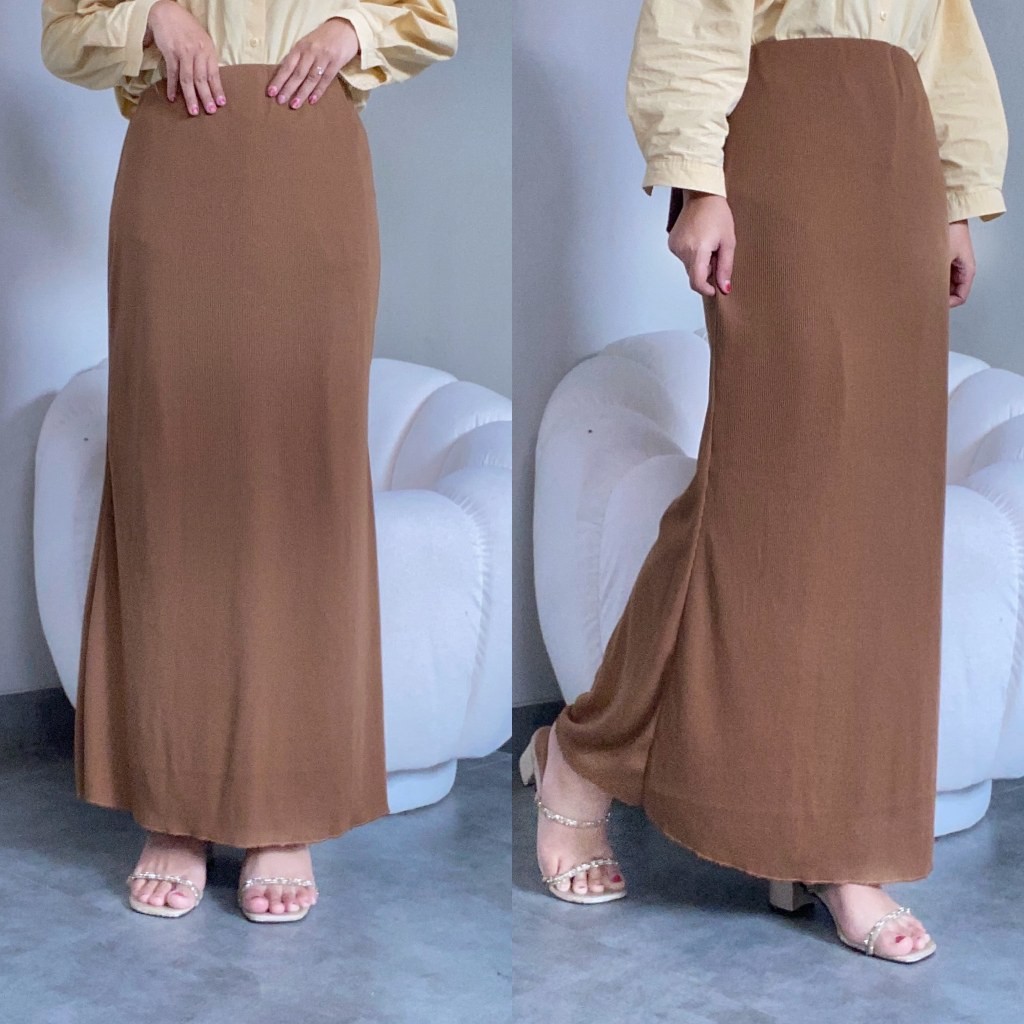 Tifani - กระโปรง Yejin กระโปรง กระโปรงถักนางเงือก 100 ซม.