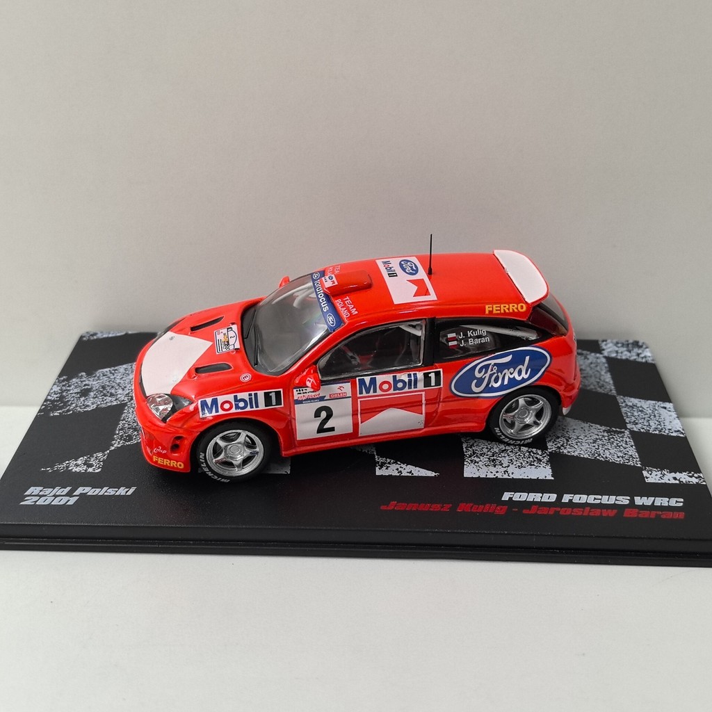 DEA 1/43 FORD FOCUS WRC #5 2001 Ford Racing Model Alloy Without Marlboro Water Stickers Without Wate