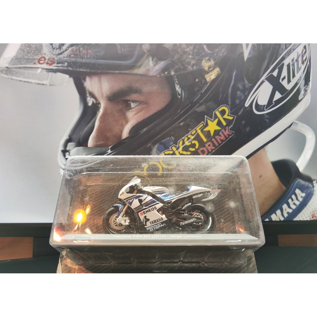 MOTOGP Racing Model 1: 18 IXO Yamaha YAHAMA Lorenzo 2012WDC World Champion Yamaha YZR-M1 Lorenzo Jor