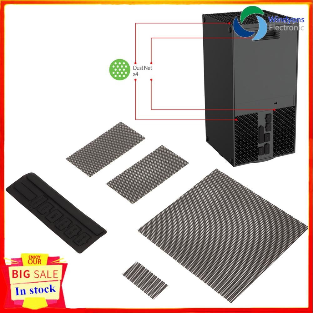 Windyons การเปลี่ยนตัวกรองฝุ่น Windyons สำหรับซีรีส์ x 8 ปลั๊ก 4 PVC MESHS SET COVERS COVER MESH GAM