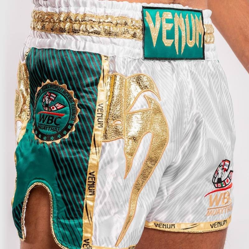 WBC Muay Thai Shorts Competition Boxing Pants Fighting Sports Shorts Loose Pants J8gA