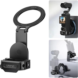 Ulanzi PM01 ขาตั้งกล้อง อะแดปเตอร์กล้อง DJI Osmo Pocket 4 /3 ระบบแม่เหล็ก ติดมือถือ ไฟเซลฟี่ ถ่ายภาพ Vlog