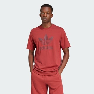 adidas ไลฟ์สไตล์ เสื้อยืด Adicolor Trefoil ผู้ชาย สีแดง JP25…