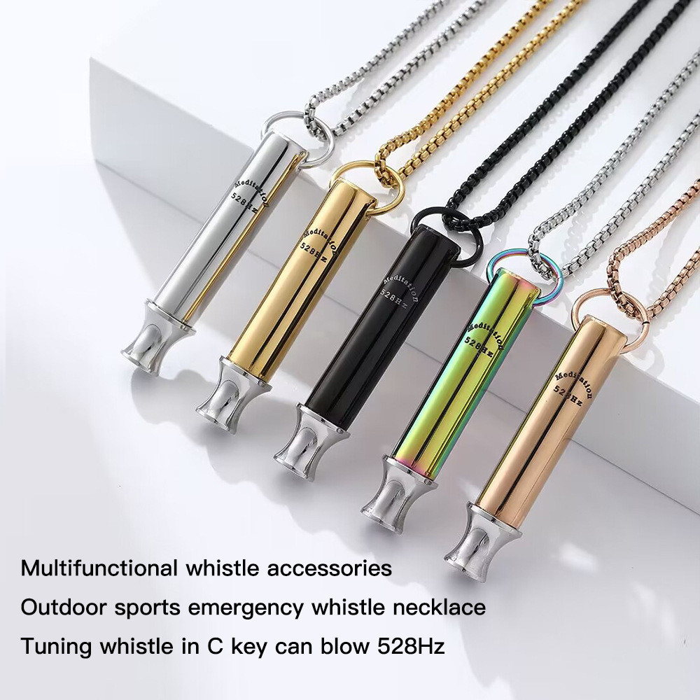 สร้อยคอมัลติฟังก์ชัน สแตนเลส 528 Hz ช่วยทำสมาธิ และลดความวิตกกังวล