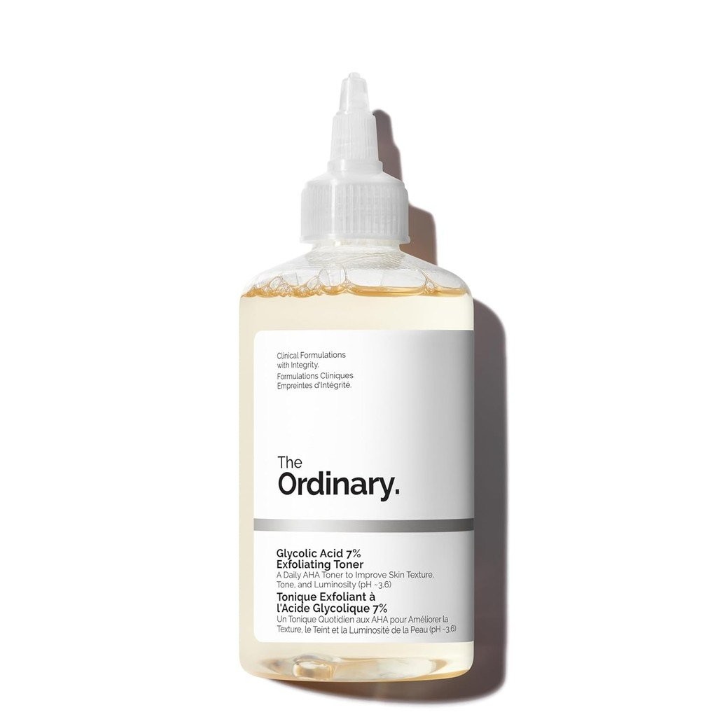 The Ordinary Glycolic Acid 7% Exfoliating Toner Brightening and Smoothing Daily Toner สําหรับสีผิวที