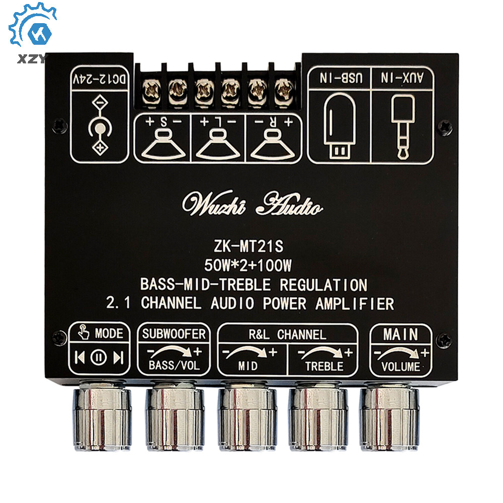 ZK-MT21S 2.1 Channel BL Audio Power Amplifier Board Module Heavy Subwoofer Module