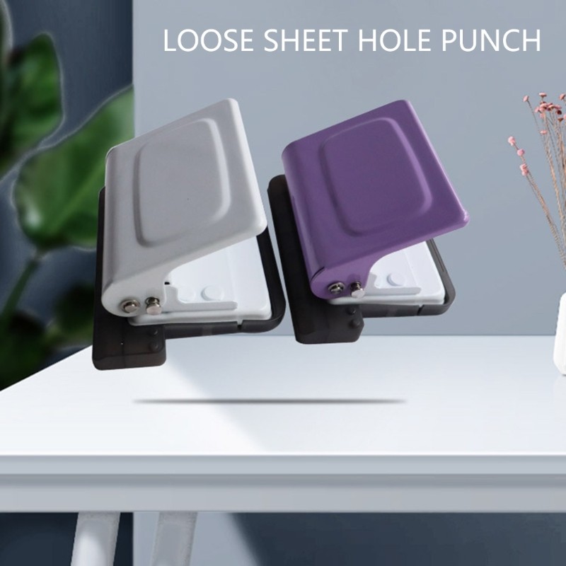 Stat Manual 10 Hole Punch Binder สําหรับกระดาษ A4 พร้อมแหวนหลากสี