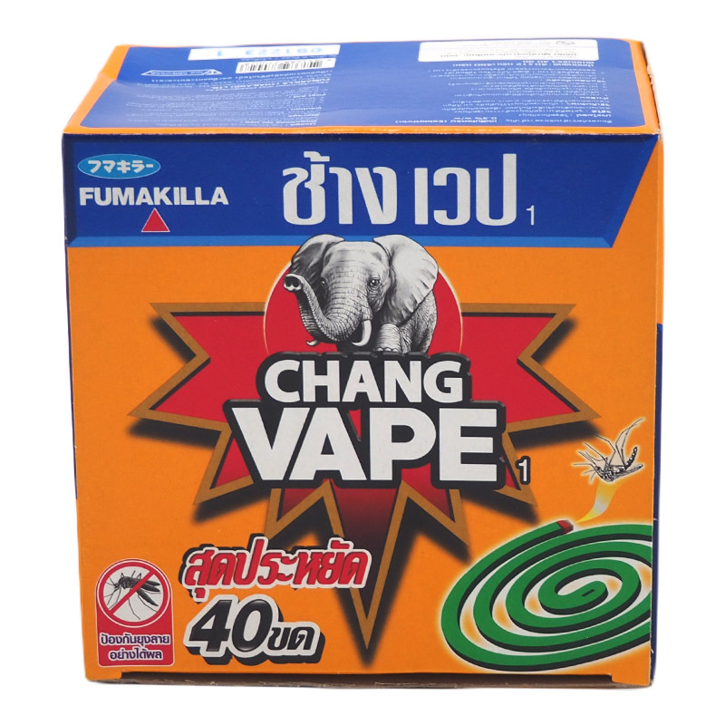 ช้างเวป ยาจุดกันยุงประหยัด x 40 ขด (CHANG VAPE Economy Coils 40 coils)