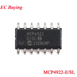 MCP4922 MCP4922-E/SL SOIC-14 4922 ชิป DAC เอาต์พุตคู่ 12 บิต…