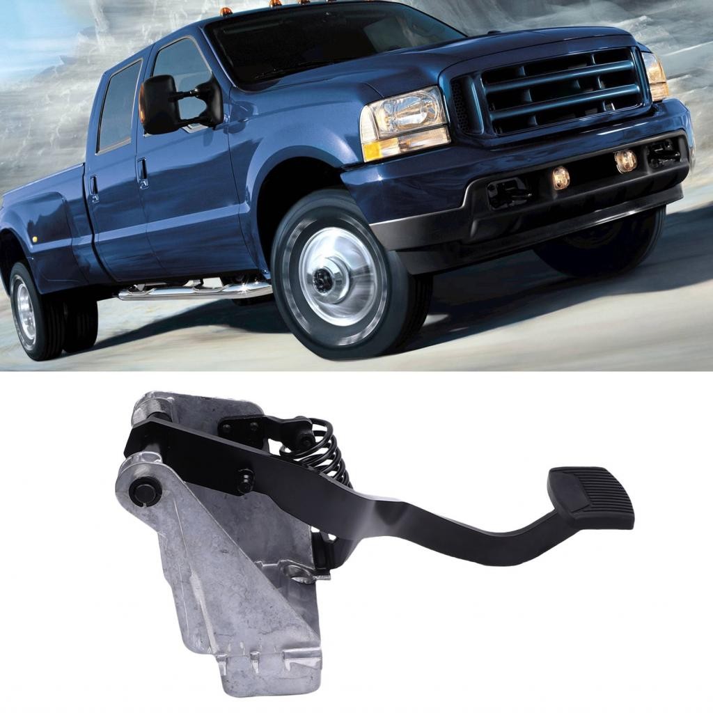 Lemendhk ZDETGU ชุดเหยียบคลัทช์ YC3Z 7B633 BA เหล็กความแข็งแรงสูงซ้ายวงเล็บเบรคสําหรับ F-450 F-550