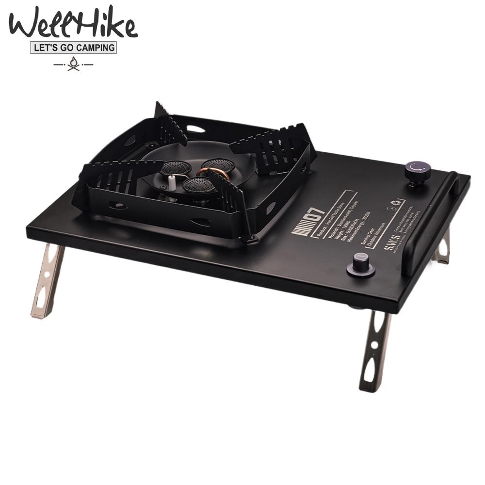 🚚จัดส่งในกรุงเทพฯ🚚WELLHIKE 7500W High Power IGT Burner อลูมิเนียมพับ Camping IGT แก๊ส Burner IGT หน่วยเตาแก๊สสําหรับกลางแจ้ง Camping ทําอาหาร