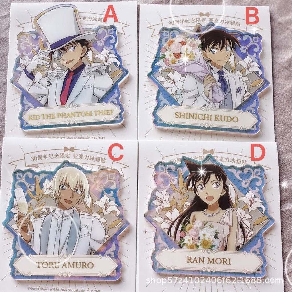 Detective Conan 30th Anniversary Limited สติ๊กเกอร์ตู้เย็นอะคริลิคอะนิเมะ Kidd สินค้าโฮมเมดมูลค่าสูง