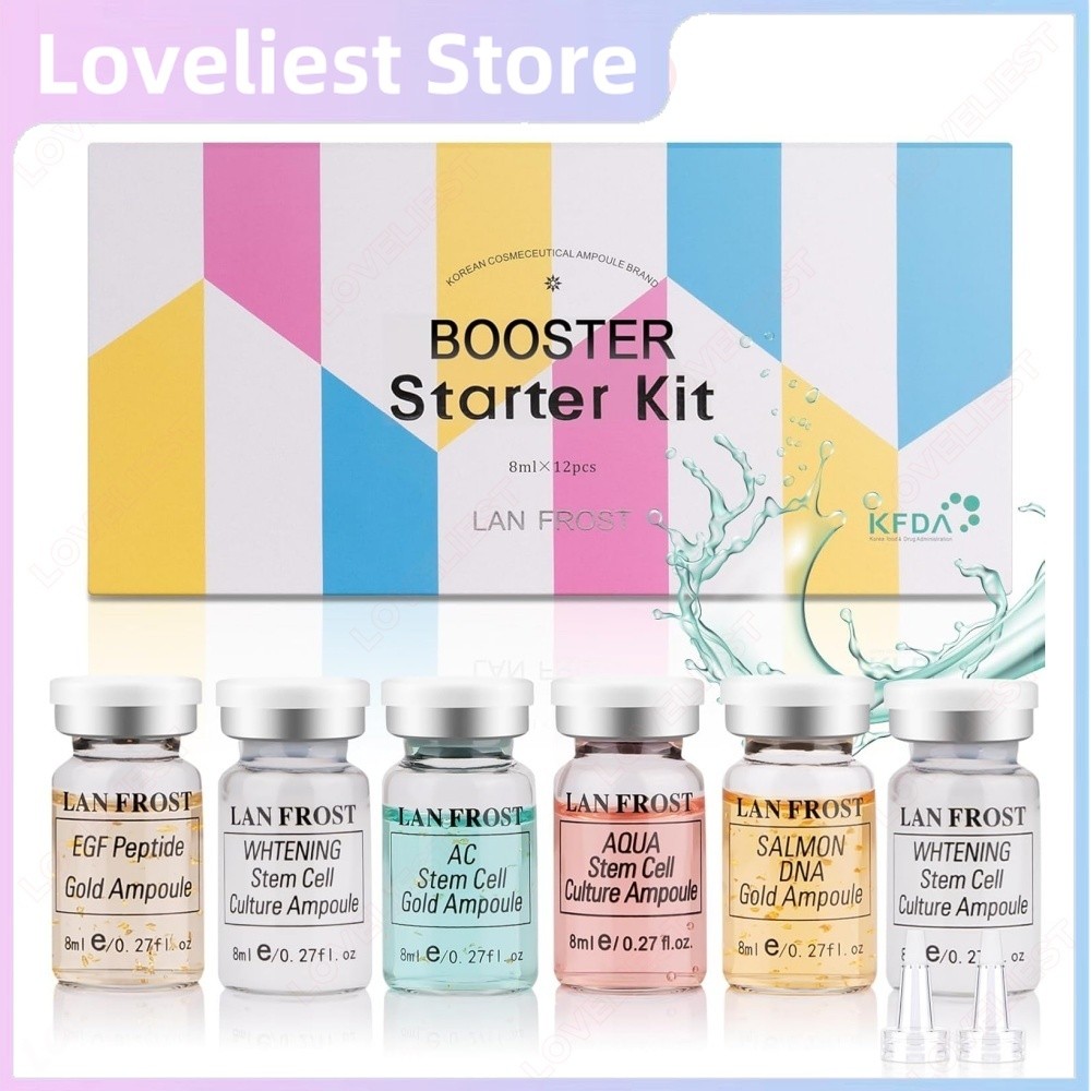 Korea Original LANFROST BB Cream Glow Beginner Starter Kit Niacinamide/Peptide Face Skin Care Serum Essence
