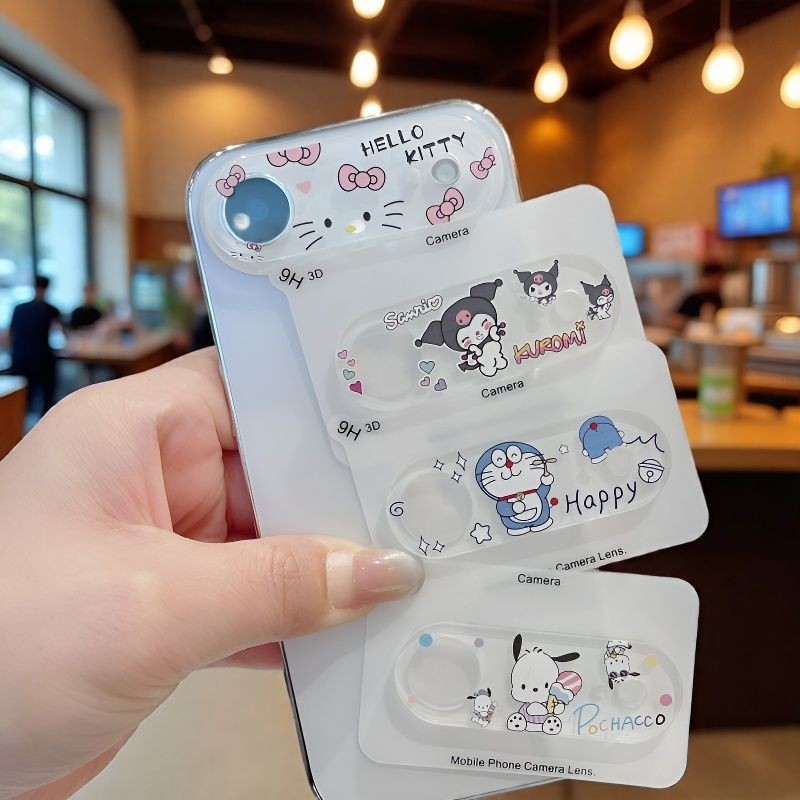 เหมาะสําหรับ 17Air Apple 17Promax ฟิล์มเลนส์ iPhone17Pro ฟิล์มป้องกันแบบบูรณาการการ์ตูน 17 Series ฟิล์มโปร่งใส