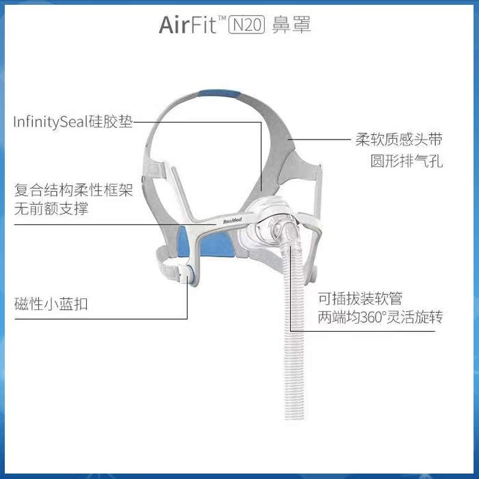 Resmed Resmed Airfit N20 Nose Mask Universal Nose Mask