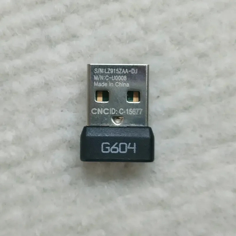 อะแดปเตอร์รับสัญญาณ USB dongle สําหรับเมาส์เล่นเกมไร้สาย Logitech G604