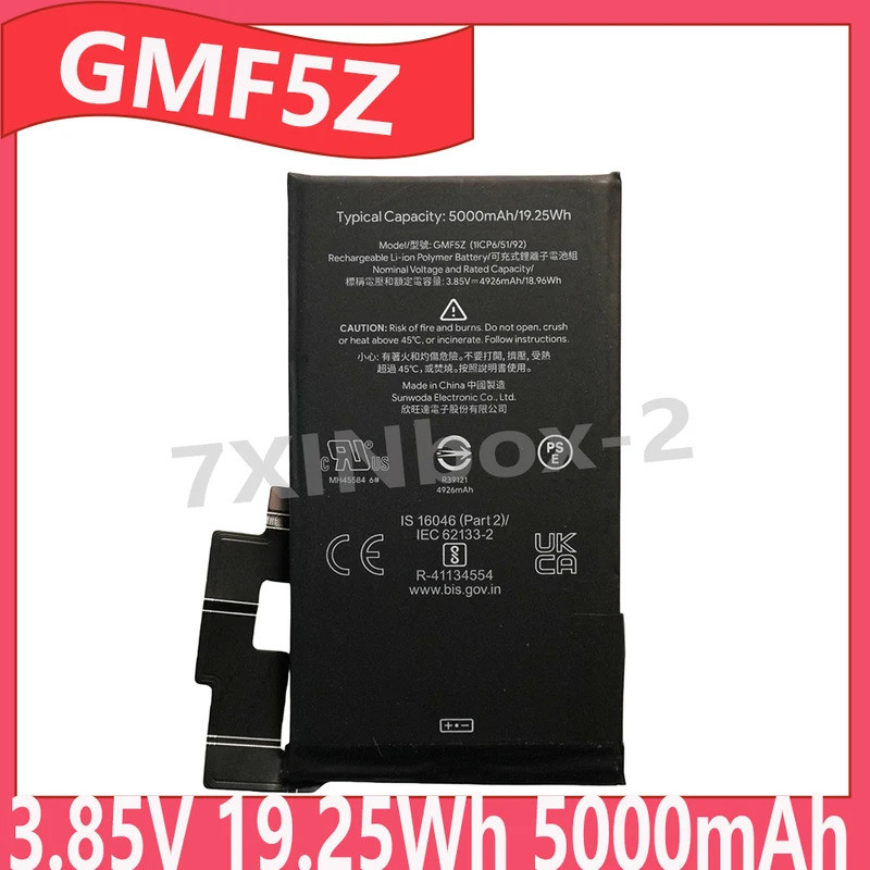 ใหม่ GMF5Z GP4BC GE2AE GFE4J 3.85V 19.25Wh 5000mAh ความจุสูง Li-Polymer เปลี่ยนแบตเตอรี่สําหรับ Goog