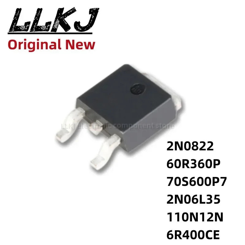 5PCS 2N0822 IPD30N08S2-22 IPD60R360P 70S600P7 IPD70R600P7S 2N06L35 IPD26N06S2L-35 110N12N3R3G ทรานซิ
