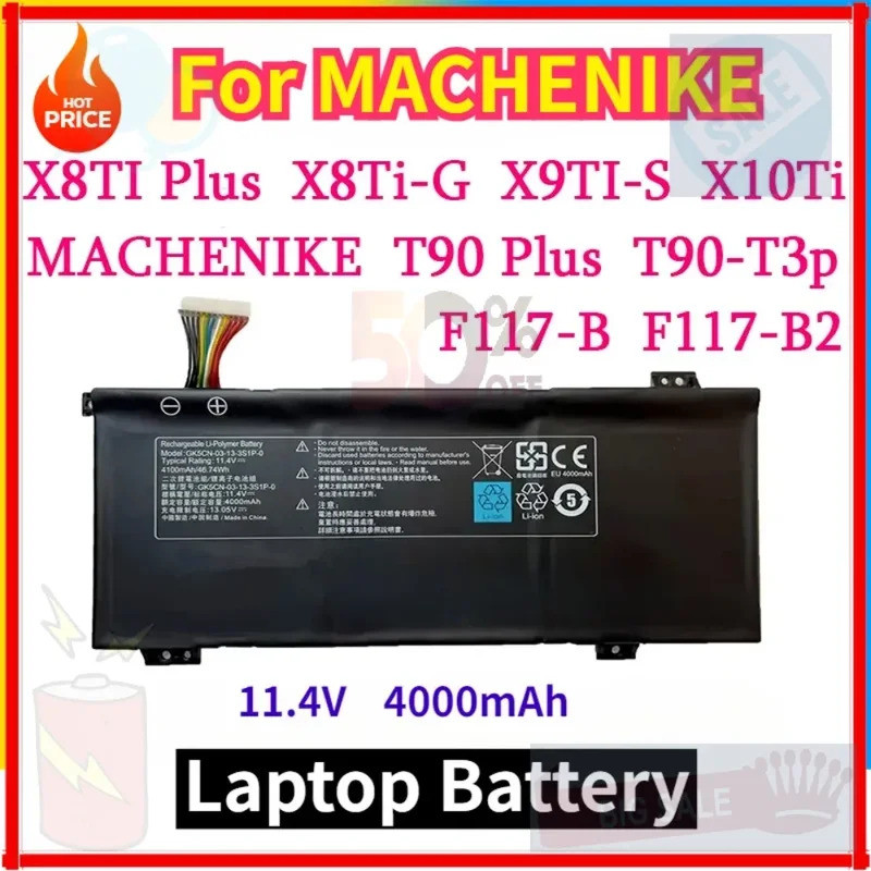 GK5CN-00-13-4S1P-0 แบตเตอรี่แล็ปท็อปสําหรับ TONGFANG GK5CN5Z GK5CN6Z GK5CN4Z GK6Z5CN GK7CP7S สําหรับ