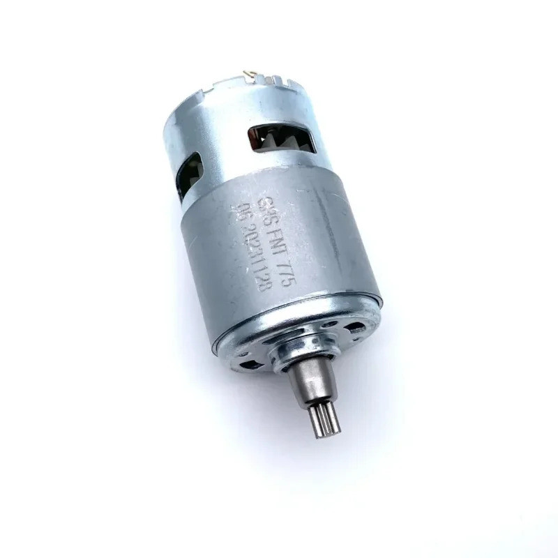 ประแจไฟฟ้า DC มอเตอร์ RS 550 775 7710 สว่านไร้สาย 7/9/12 ฟันเกียร์ Universal 12V 21V 16.8V 18V อะไหล