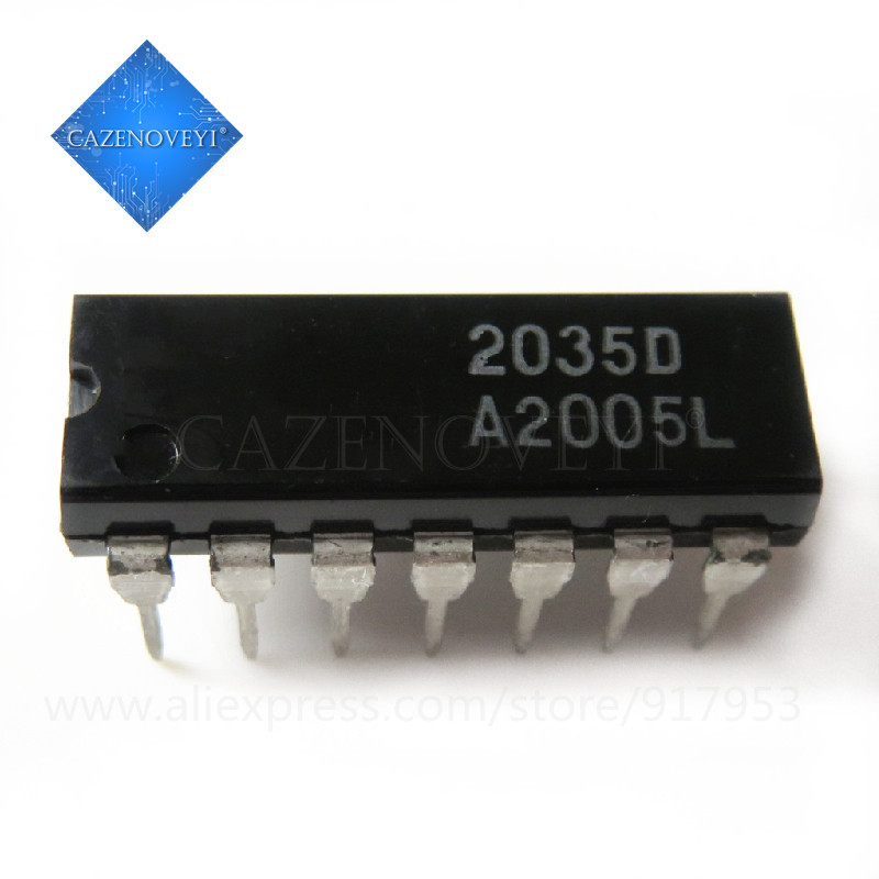 ชิป NJM2035D NJM2035 DIP-14 5 ชิ้น