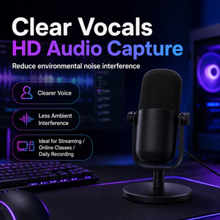 NEODIGI M83 USB MICROPHONE ไมโครโฟนตั้งโต๊ะ ไมค์มีสาย ไมโครโฟนมีสาย ไมค์สตรีมมิ่ง ไมค์เกมมิ่ง ไมค์พอดแคสต