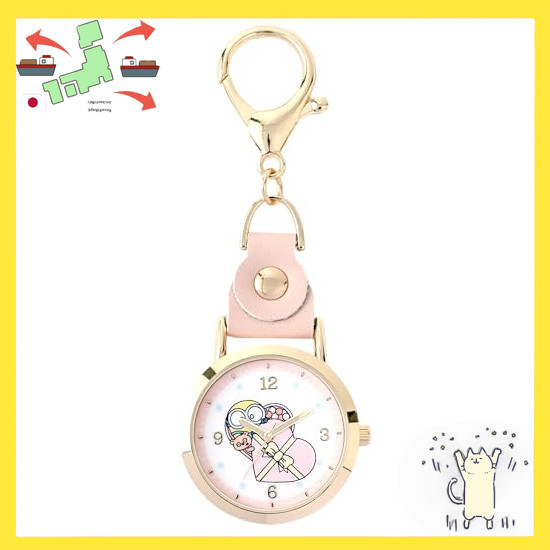 [Japanese Version] Fieldwork Pocket Watch Character Nurse Watch Women's Kids' Analog Minions Bob Bac