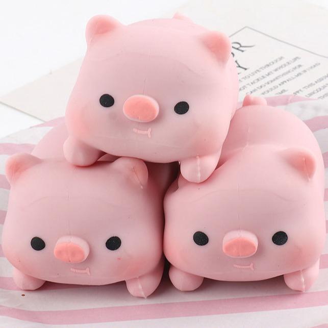 LuLu the piggy สกุชชี่หมู ของเล่นเด็ก สกุชชี่ รูปที่ 8