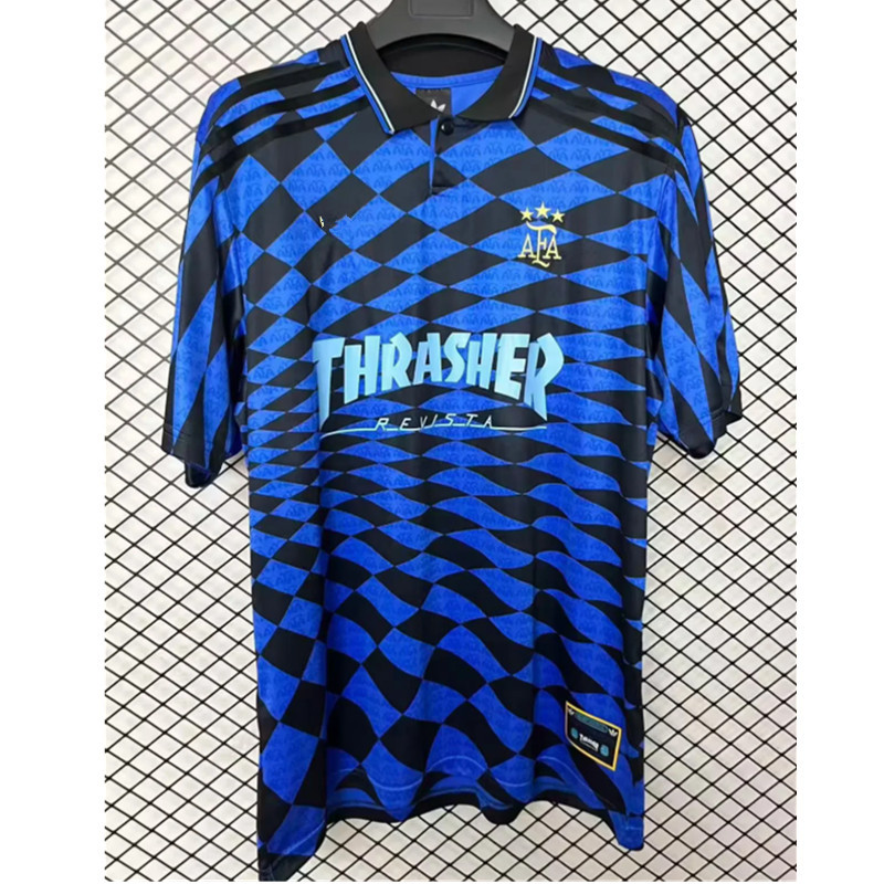 Argentina Jersey 2026 เสื้อฟุตบอลฝึกซ้อมพิเศษรุ่นร่วมแบรนด์ ฉบับที่