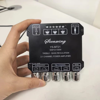 【YS-MT21】SIENWINY MT21 บอร์ดซับวูฟเฟอร์ บลูทูธ 5.0 50WX2+100W เครื่องขยายเสียงสเตอริโอ 2.1 ช่องสัญญาณ เสียงเบ