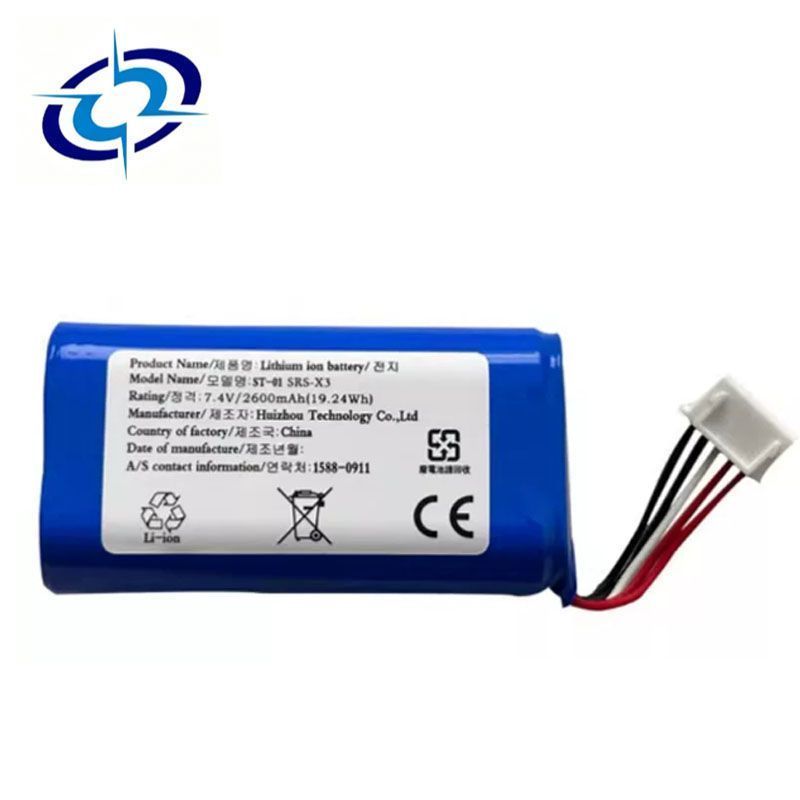 ยี่ห้อใหม่ 7.4V 2600mAh เหมาะสําหรับ Sony SRS-X3/XB2/XB20 ลําโพงบลูทูธแบตเตอรี่ ST-01