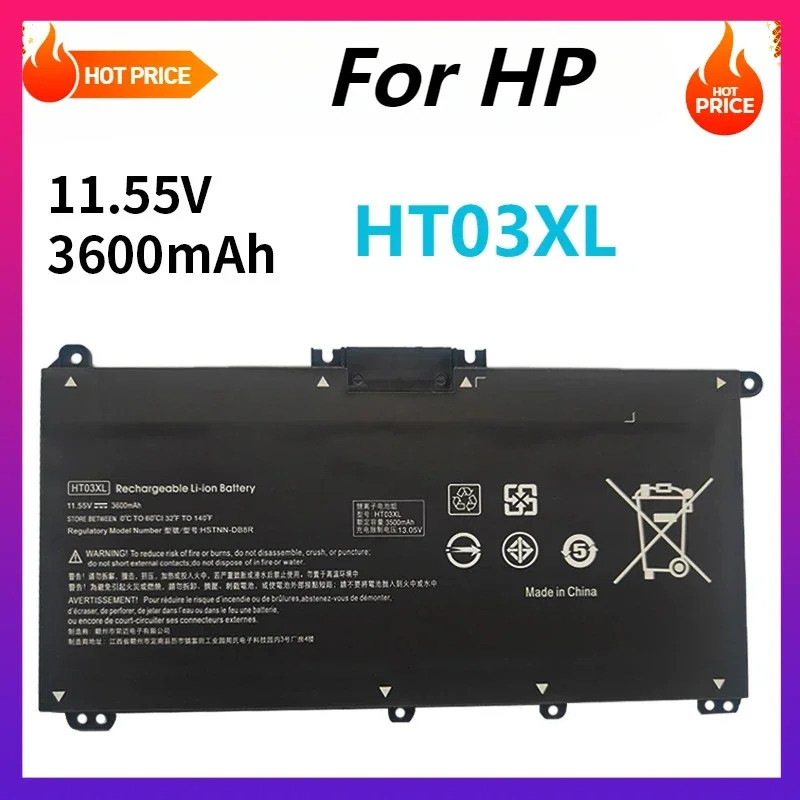 HT03XL แบตเตอรี่แล็ปท็อปสําหรับ HP Pavilion 14-CE0001LA 14-CE0014TU HSTNN-LB8L HSTNN-LB8M L11421 Lon