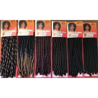 Cabelo Nina Soft Dread Softex Pacotinho 72gr | Fibra Leve para Tranças, Dreads e Crochet Braids | Toque Macio e Natural