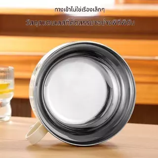 ชามมาม่าสแตนเลสคุณภาพดี พร้อมฝาปิด มีที่กรองน้ำ สไตล์ญี่ปุ่น เหมาะสำหรับนักเรียน หอพัก และใช้ใส่อาหาร