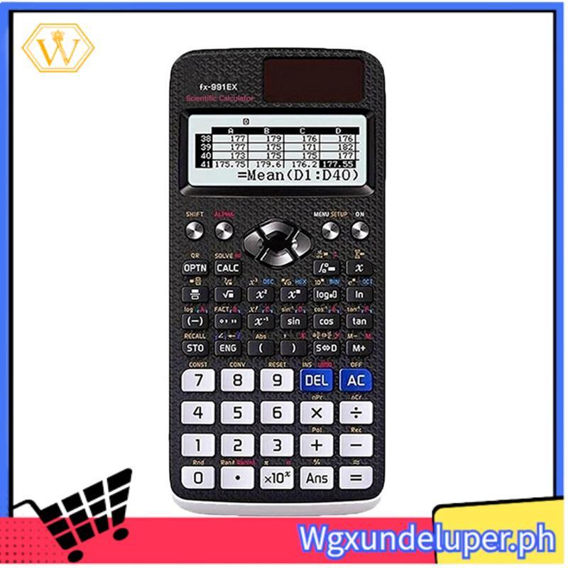 WFX-991EX สําหรับนักเรียนโรงเรียนและครูเครื่องคิดเลขวิทยาศาสตร์ 552 ฟังก์ชั่นการออกแบบการทํางาน A