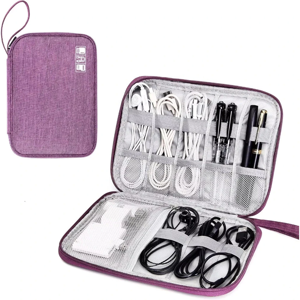 NNBILI Digital Gadget Storage Bag Organizer Case for USB Charger Phone Headphone thumbnail 9