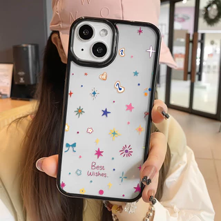 อะคริลิคโปร่งใส Hard เคส For iPhone 17 Air 11 13 15 16 14 12 Pro Max 16pro 15promax เคสไอโฟน11 เคสใสไอโฟน กันกระแทก