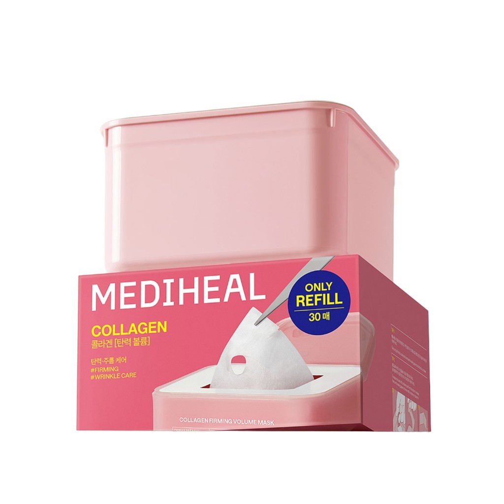 [mediheal] Derma 365 Collagen Mask Pack Refill, 30 ชิ้น, 1 ชิ้น / Collagen Mask / Skin Revitalizatio