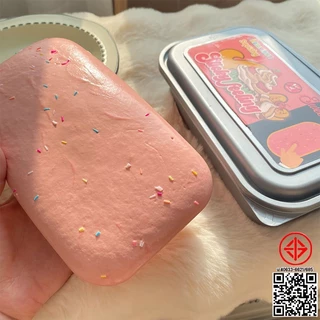 COD Squishy บีบของเล่นคลายเครียด ขนมปังฟู้ดช้า สตรอว์เบอร์รี/แท่งเนย นุ่มและผ่อนคลาย