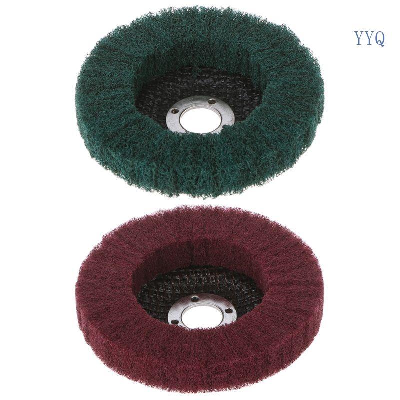 Nylon Fiber Grinding Wheel Polishing Buffing Disc Pad Abrasive Brush Rotary Tool