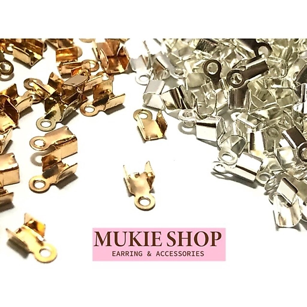 Mukie shop DIY ตัวล็อก ขนนก ล๊อกสร้อย สายหนัง ล็อค ล๊อก บานพับ เครื่องประดับ มุกี้ ช้อป