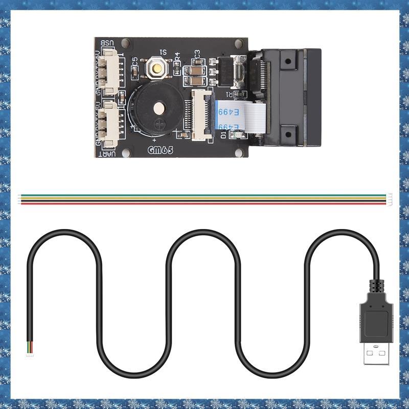 (PGM)GM65 1D 2D Barcode Scanner USB UART PDF417 Bar Code Reader โมดูลรหัส QR สําหรับรถบัสซูเปอร์มาร์