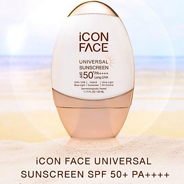 ขายเท อ่านก่อนสั่งนะคะ ของแท้ iCon Face Universal Sunscreen SPF 50+ PA++++ ครีมกันแดด ไอคอน เฟส