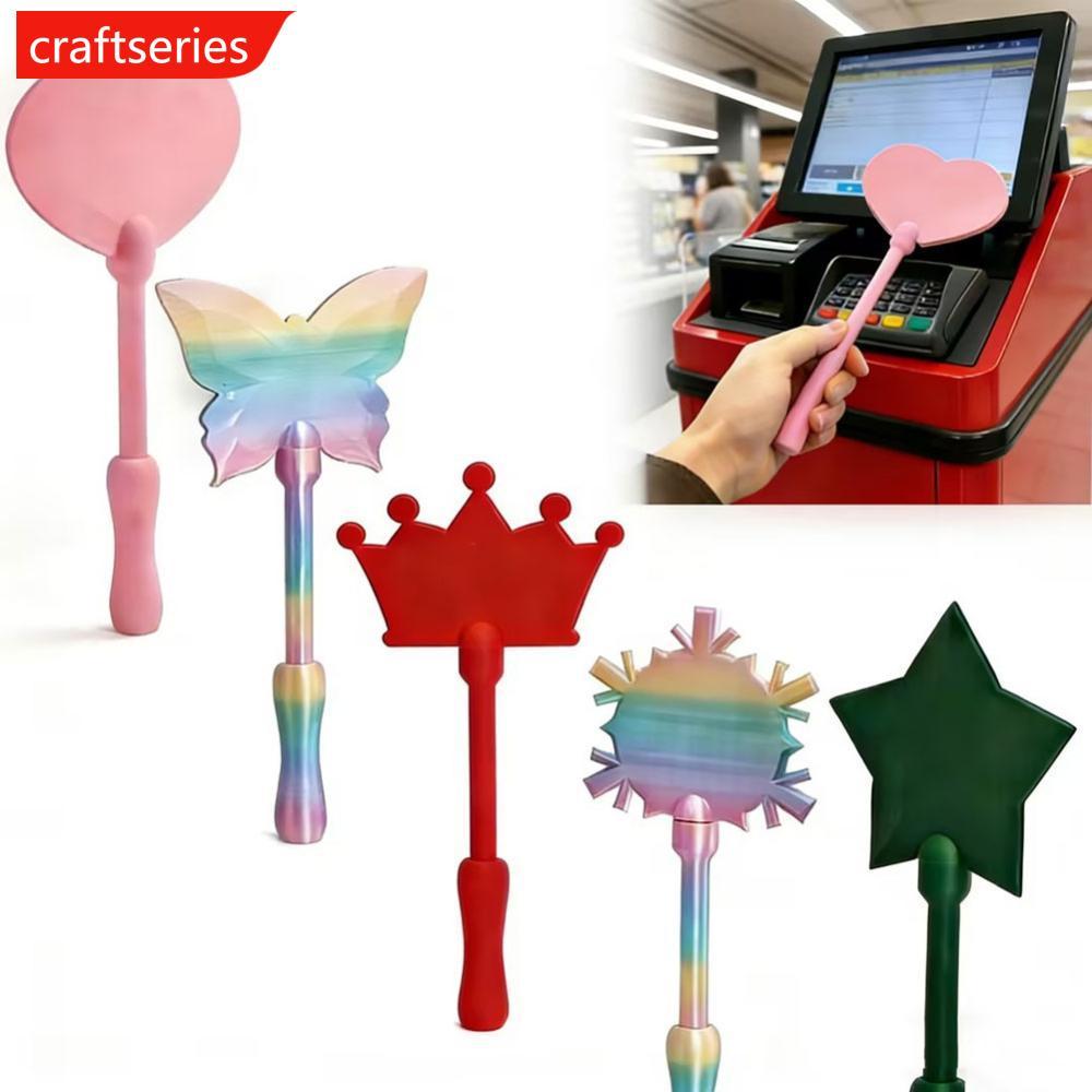 CRAFTSERIES 3D พิมพ์ Star Light Magic Wand NFC ผู้ถือการชําระเงิน Contactless ผู้ถือบัตร Tap to Pay 