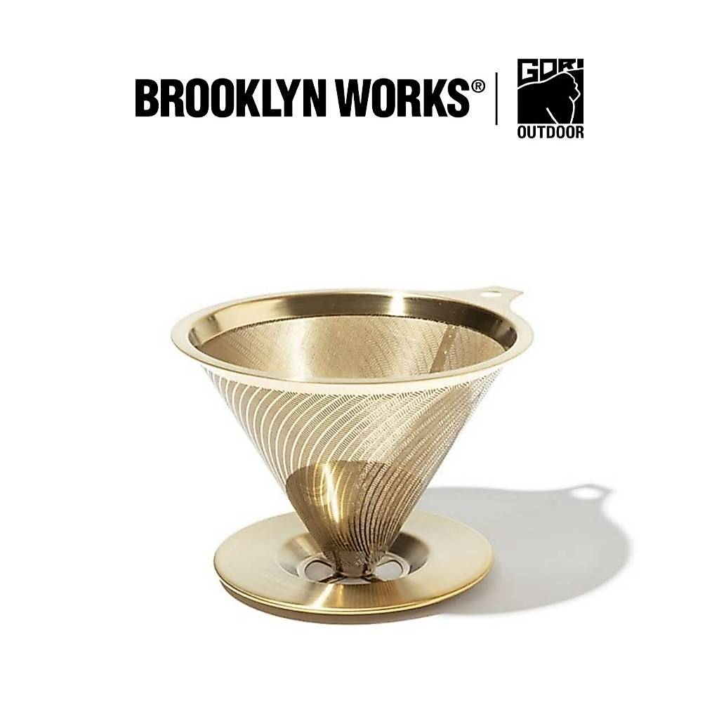 [25.6 โค้ด GORIPAY รับ Coin 7%] Brooklyn Works Titanium Dripper ที่ดริฟกาแฟเคลือบไทเทเนียม