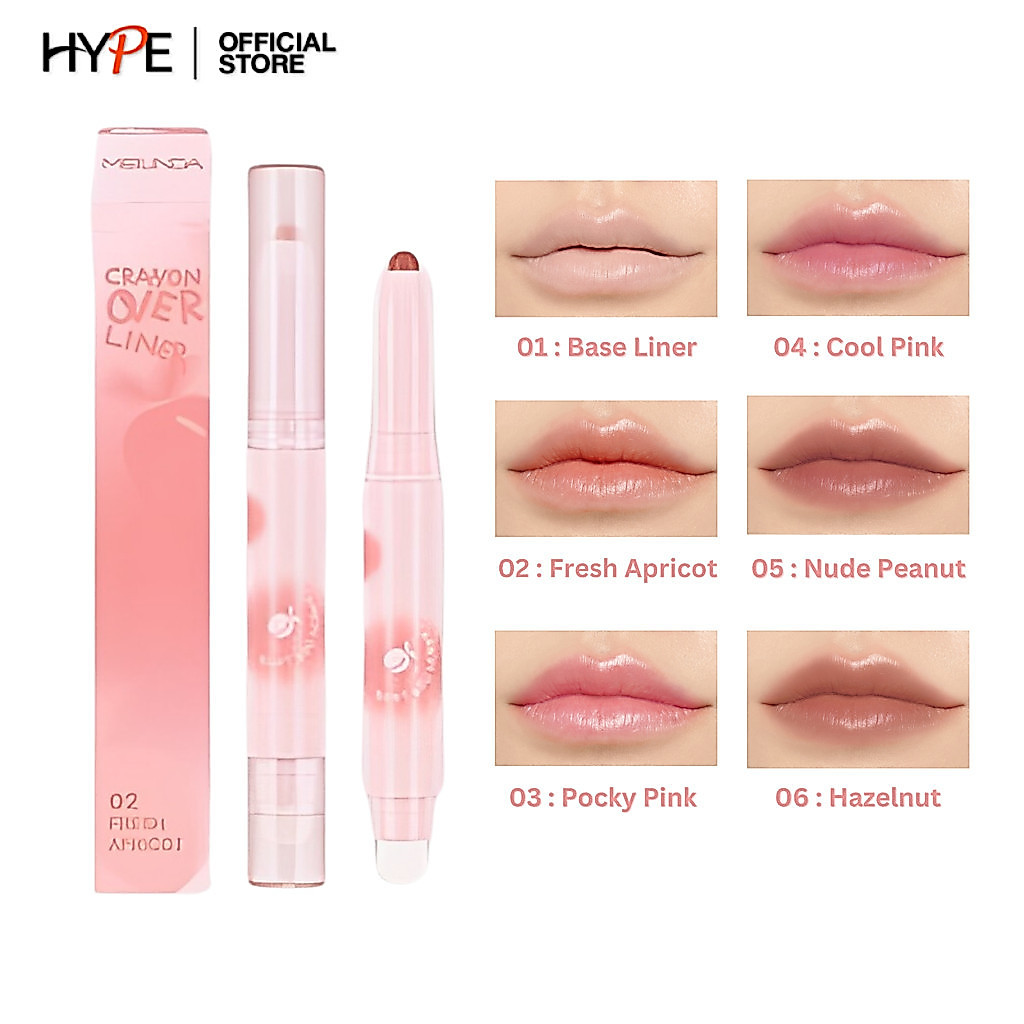 Meilinda Crayon Over Liner ลิปไลเนอร์ หัวจัมโบ้ เขียนขอบปาก (MC2079)