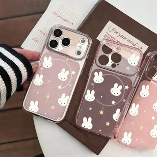 เคสมือถือดีไซน์มินิมอล ลายการ์ตูนสุดฮิต กันรอย กันตก สำหรับ iPhone 17 16 15 14 13 12 11 Series