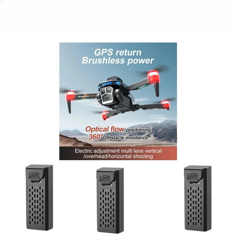 S158 GPS Drone แบตเตอรี่สําหรับ S158 Drone 3.7V 2000mah อุปกรณ์เสริมแบตเตอรี่ 1/2/3/6 ชิ้น