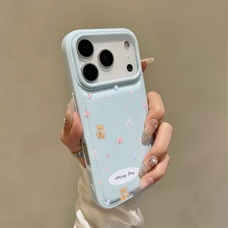 เคสโทรศัพท์การ์ตูนน่ารัก รุ่นใหม่ ป้องกันรอยขีดข่วน กันตก สำหรับ iPhone 11 12 13 14 15 16 17 Series