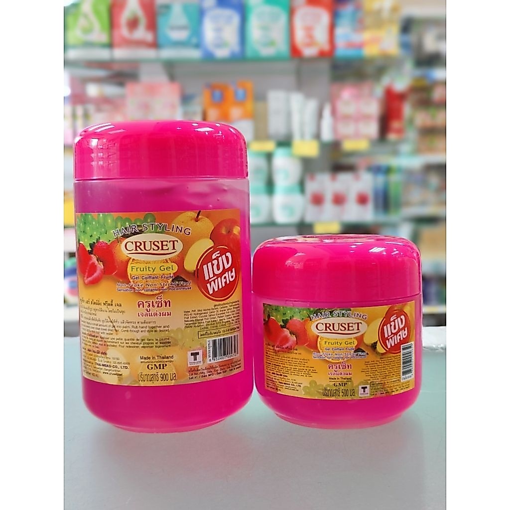 Cruset Fruity Gel เจลแต่งผม แข็งพิเศษ (บานเย็น)